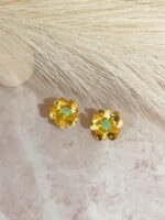 Aretes orquídea mini