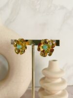 Aretes orquídea mini - Imagen 2