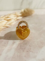 Anillo Corazon Brillante