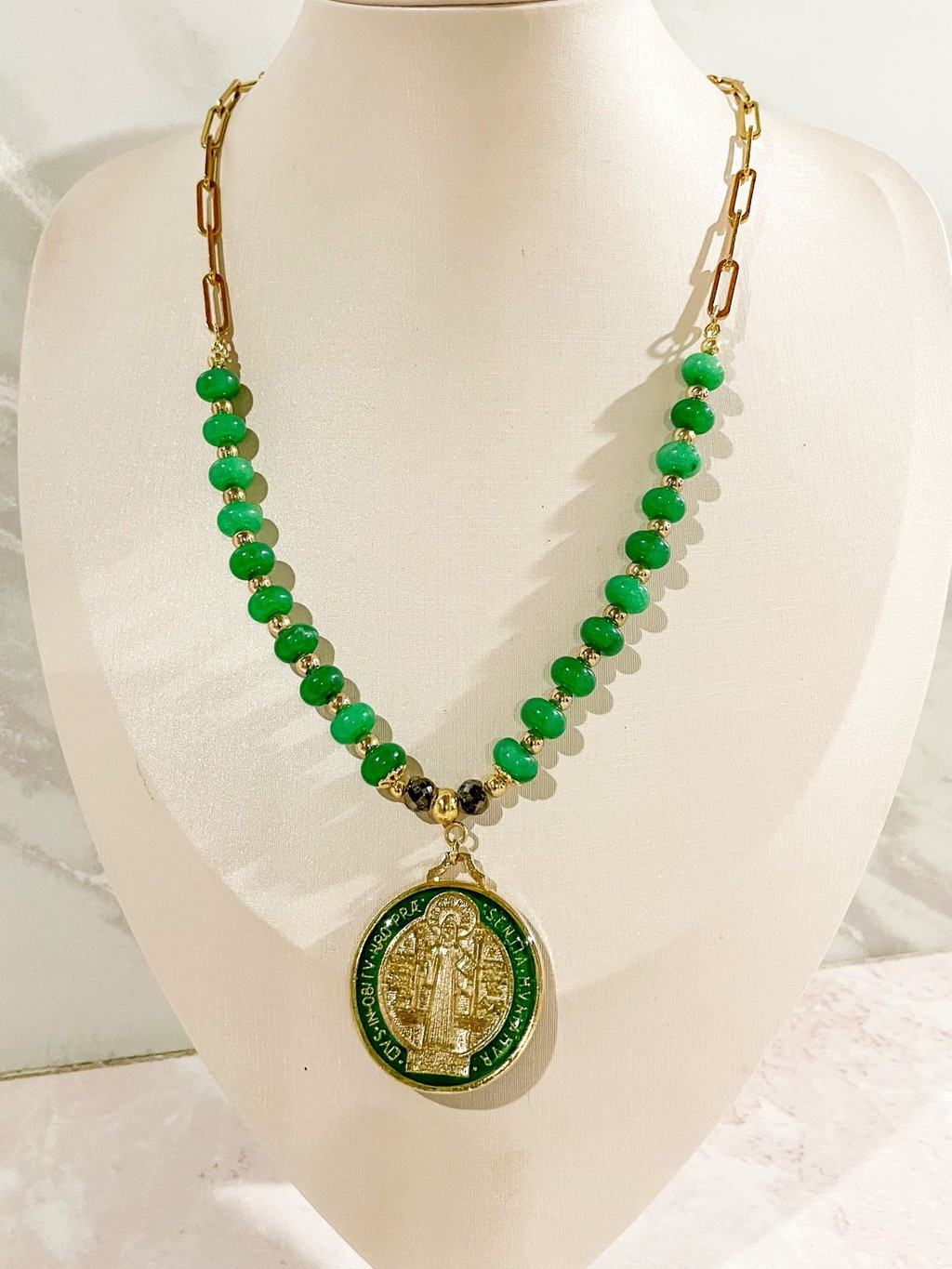483-019bbfb6-ab98-7337-abe8-04e7af9c0232.jpg Collar Venturina Verde San Benito - Imagen 1