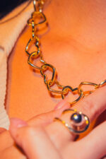 Collar amor mío dorado