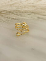 Anillo Aurelia Dorado - Imagen 2