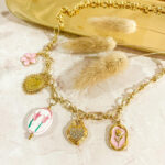 Collar Florencia rosa