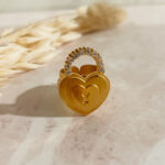 Anillo Corazon Brillante