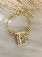 Pulsera escapulario Cruz