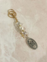 Charm  o llavero de Bolso San Benito plata - Imagen 2