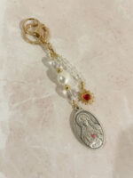 Charm  o llavero de Bolso corazon de plata