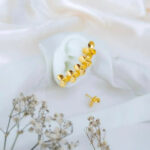 Arete y Ear Cuff Roma