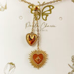 Collar corbatín corazón