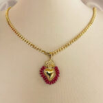 Collar Corazón bendito